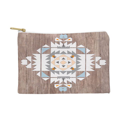 Iveta Abolina Cream Tribal Pouch