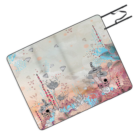 Iveta Abolina Crystal Lake Picnic Blanket