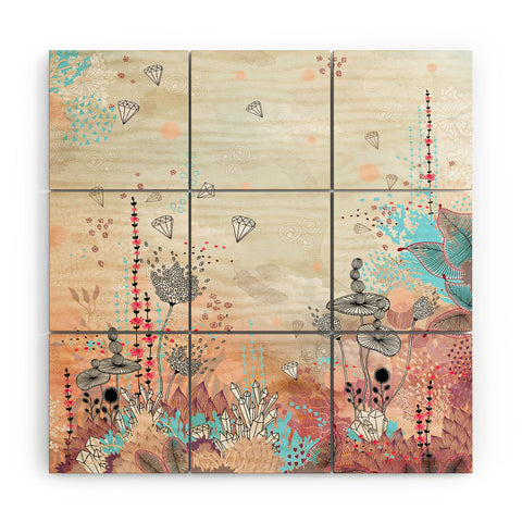 Iveta Abolina Crystal Lake Wood Wall Mural