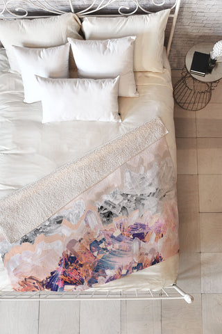 Iveta Abolina Crystal Valley Fleece Throw Blanket
