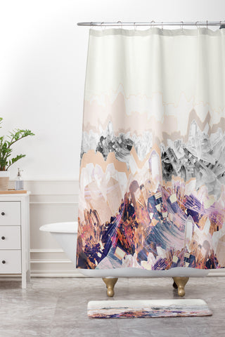 Iveta Abolina Crystal Valley Shower Curtain And Mat