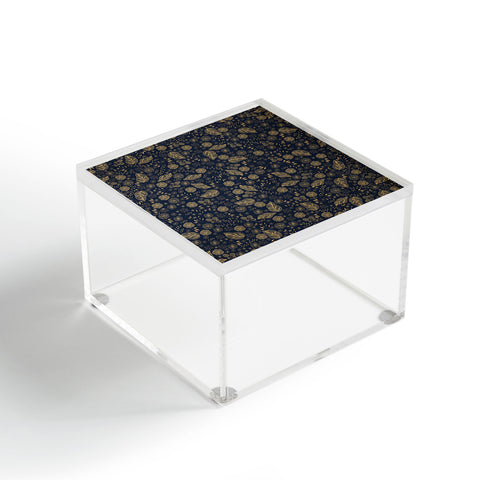 Iveta Abolina Crystalline Water Navy Acrylic Box