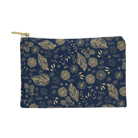 Iveta Abolina Crystalline Water Navy Pouch