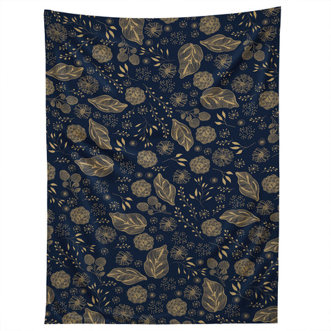 Iveta Abolina Crystalline Water Navy Tapestry