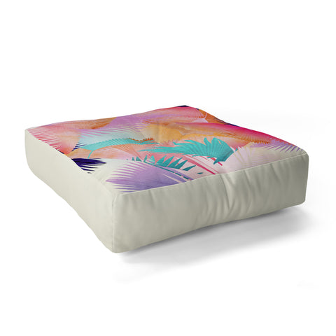 Iveta Abolina Cuban Sunset Floor Pillow Square