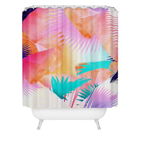 Iveta Abolina Cuban Sunset Shower Curtain