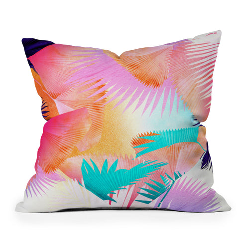 Iveta Abolina Cuban Sunset Throw Pillow