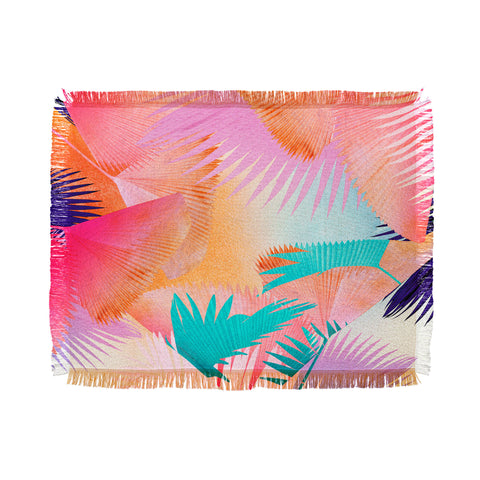 Iveta Abolina Cuban Sunset Throw Blanket