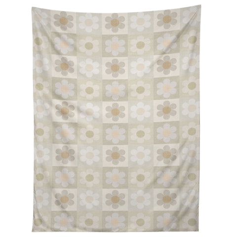 Iveta Abolina Daisy Check Neutral Tapestry