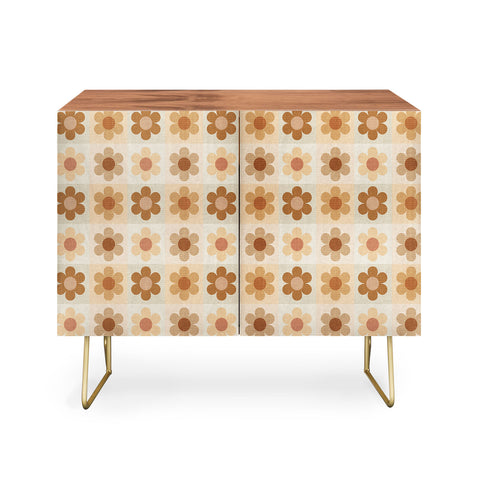 Iveta Abolina Daisy Check Terracotta Medium Credenza
