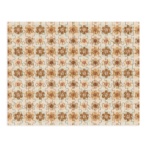Iveta Abolina Daisy Check Terracotta Medium Puzzle