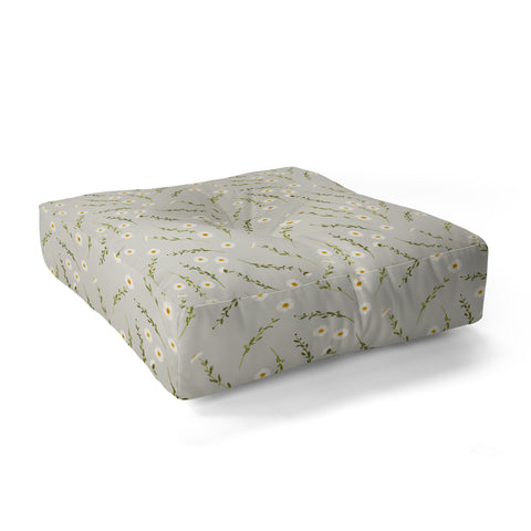 Iveta Abolina Daisy Meadow Floor Pillow Square