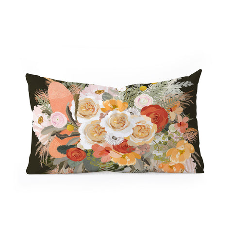 Iveta Abolina Damaris Night Oblong Throw Pillow