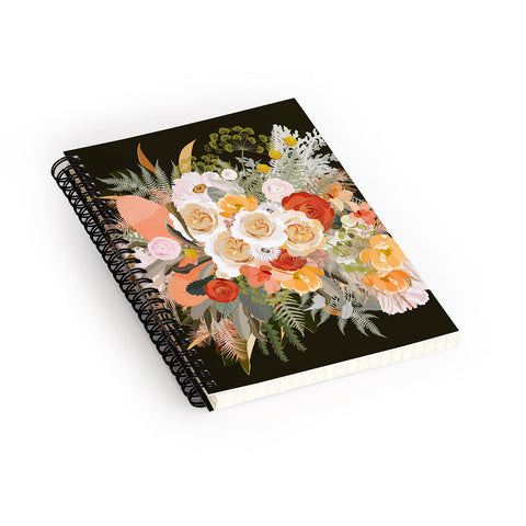 Iveta Abolina Damaris Night Spiral Notebook