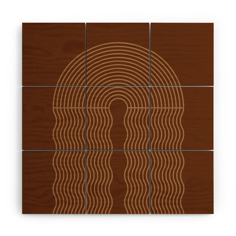 Iveta Abolina Deandre Clay Wood Wall Mural