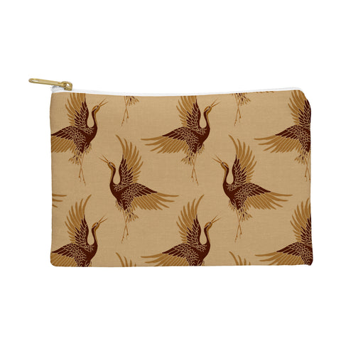 Iveta Abolina Deep Brown Cranes Cider 2 Pouch