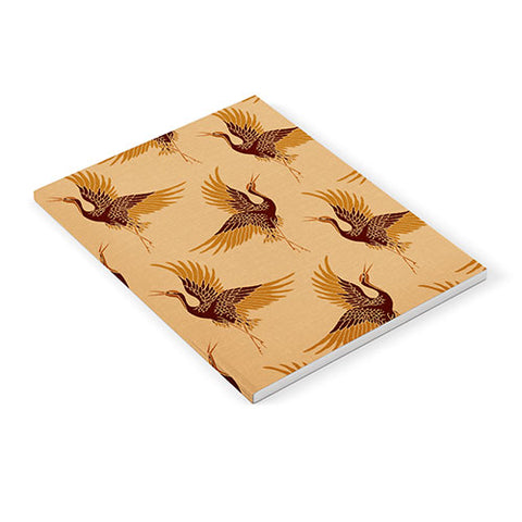 Iveta Abolina Deep Brown Cranes Cider 2 Notebook