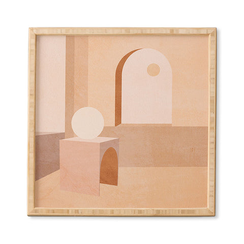 Iveta Abolina Delicious Terra Curves III Framed Wall Art