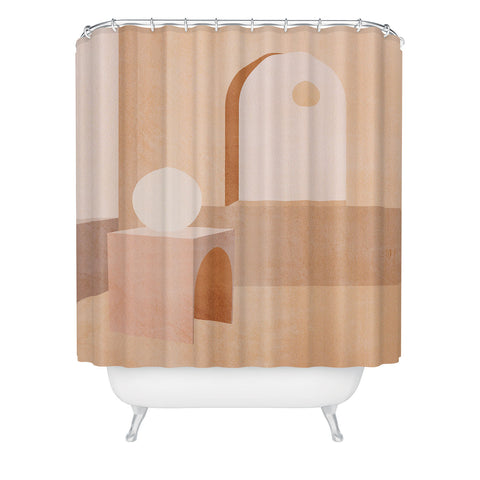 Iveta Abolina Delicious Terra Curves III Shower Curtain
