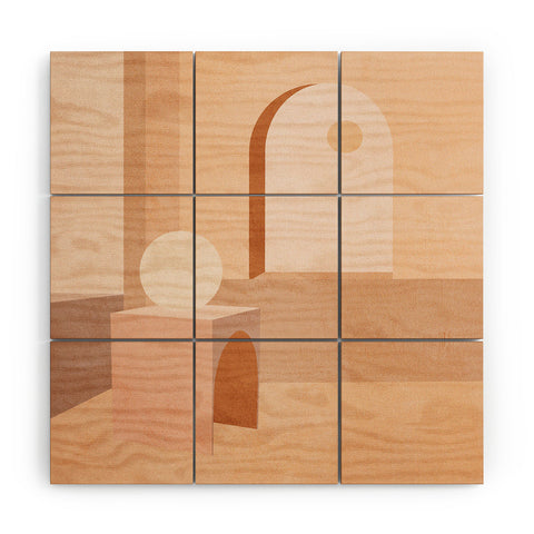 Iveta Abolina Delicious Terra Curves III Wood Wall Mural