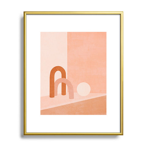 Iveta Abolina Delicious Terra Curves IV Metal Framed Art Print