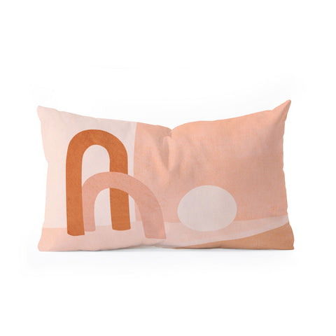 Iveta Abolina Delicious Terra Curves IV Oblong Throw Pillow