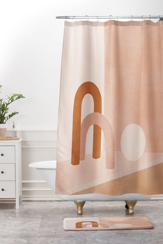 Iveta Abolina Delicious Terra Curves IV Shower Curtain And Mat