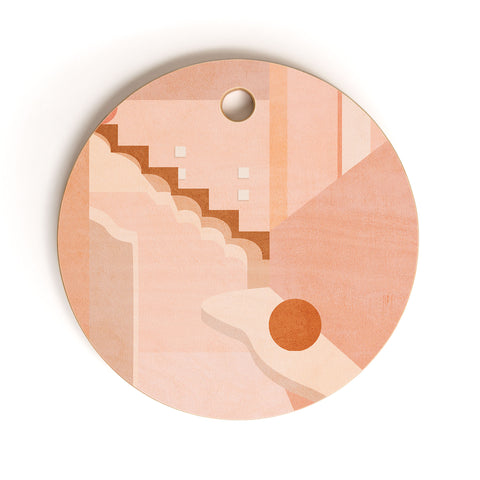 Iveta Abolina Delicious Terra Curves V Cutting Board Round