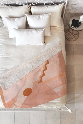 Iveta Abolina Delicious Terra Curves V Fleece Throw Blanket