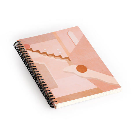 Iveta Abolina Delicious Terra Curves V Spiral Notebook
