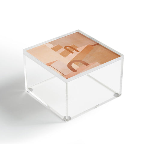 Iveta Abolina Delicious Terracotta Curves I Acrylic Box