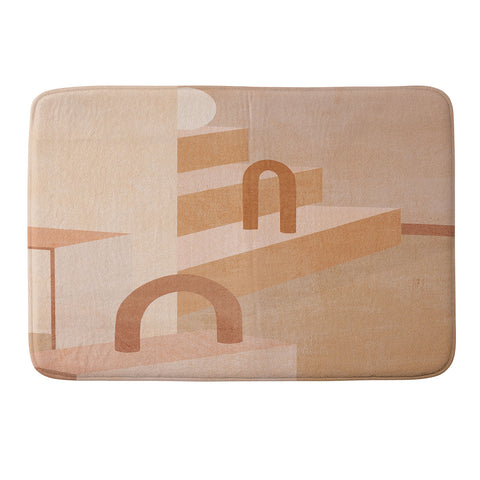 Iveta Abolina Delicious Terracotta Curves I Memory Foam Bath Mat
