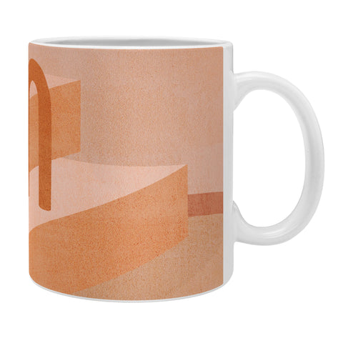 Iveta Abolina Delicious Terracotta Curves I Coffee Mug