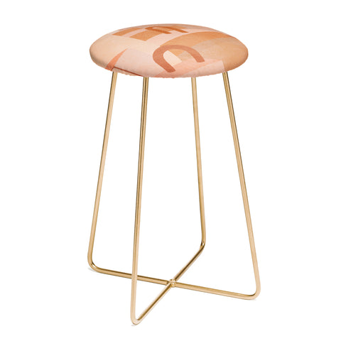 Iveta Abolina Delicious Terracotta Curves I Counter Stool