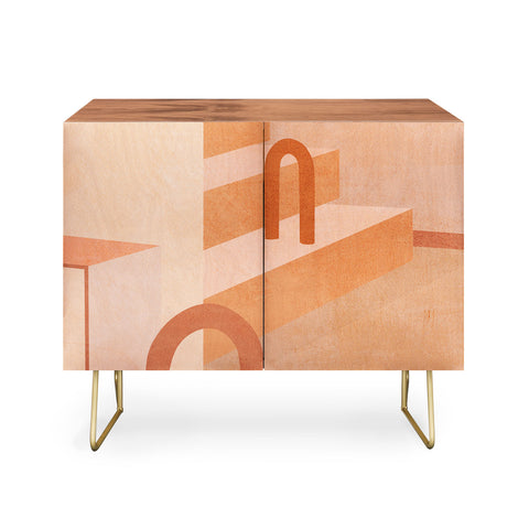Iveta Abolina Delicious Terracotta Curves I Credenza