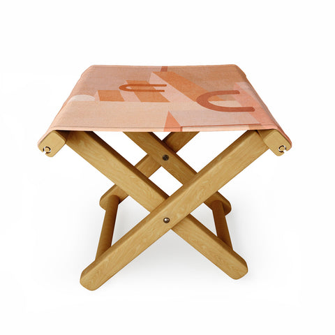 Iveta Abolina Delicious Terracotta Curves I Folding Stool