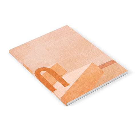 Iveta Abolina Delicious Terracotta Curves I Notebook