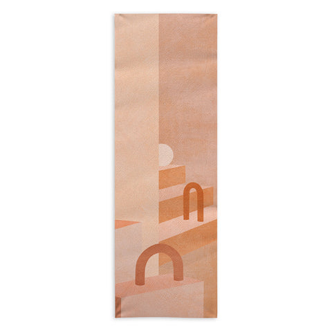 Iveta Abolina Delicious Terracotta Curves I Yoga Towel
