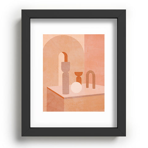 Iveta Abolina Delicious Terracotta Curves II Recessed Framing Rectangle