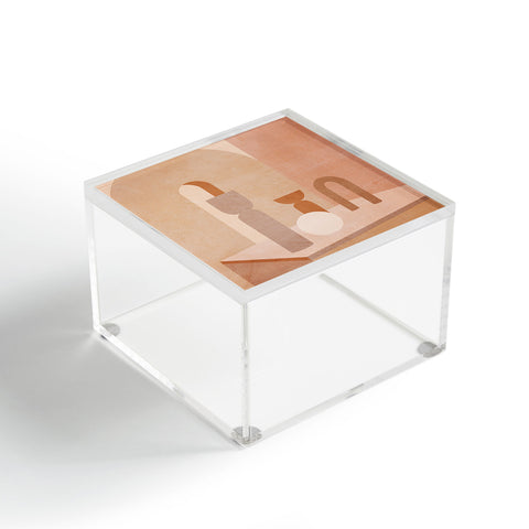 Iveta Abolina Delicious Terracotta Curves II Acrylic Box