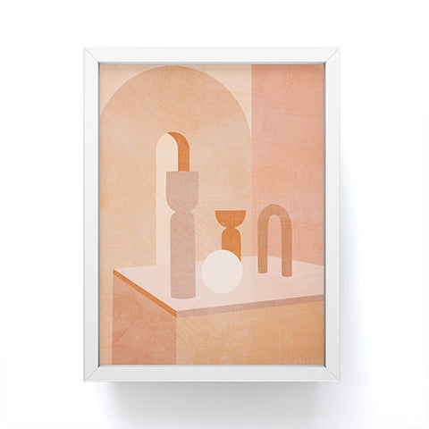 Iveta Abolina Delicious Terracotta Curves II Framed Mini Art Print