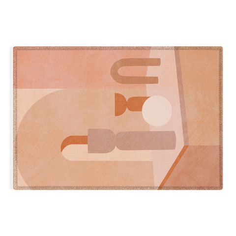 Iveta Abolina Delicious Terracotta Curves II Outdoor Rug