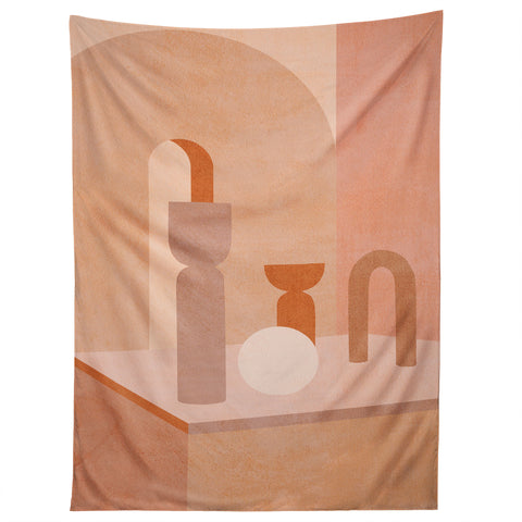 Iveta Abolina Delicious Terracotta Curves II Tapestry