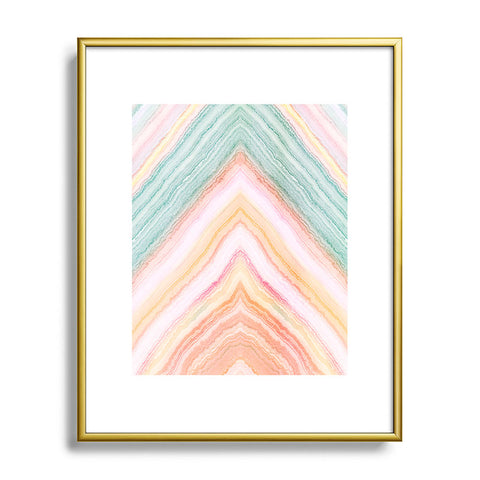 Iveta Abolina Desert Matcha Metal Framed Art Print