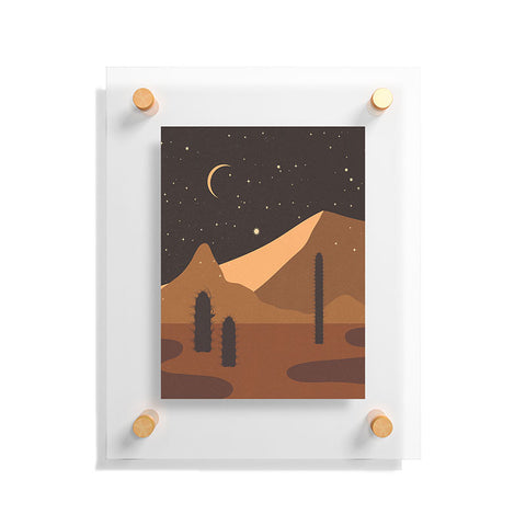 Iveta Abolina Desert Moon Phase I Floating Acrylic Print