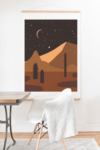 Iveta Abolina Desert Moon Phase I Art Print And Hanger