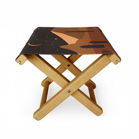Iveta Abolina Desert Moon Phase I Folding Stool