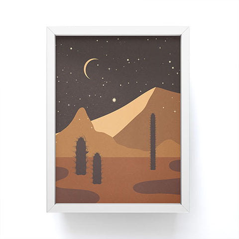 Iveta Abolina Desert Moon Phase I Framed Mini Art Print