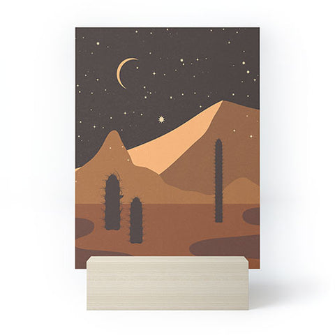 Iveta Abolina Desert Moon Phase I Mini Art Print