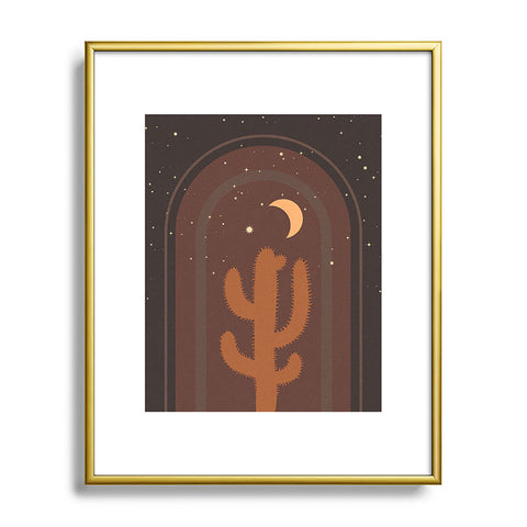 Iveta Abolina Desert Moon Phase II Metal Framed Art Print